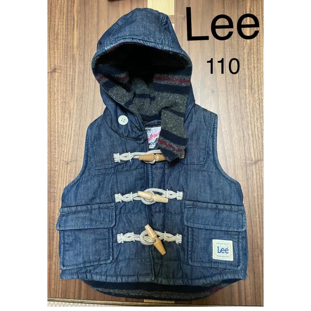 Lee(リー)のLee ベスト110サイズ　キッズ　内側あったか　美品 キッズ/ベビー/マタニティのキッズ服女の子用(90cm~)(ジャケット/上着)の商品写真