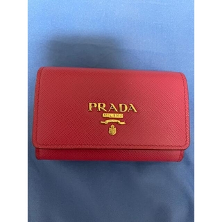 プラダ(PRADA)のプラダ　PRADA コインケース　カードケース　ピンク(コインケース)