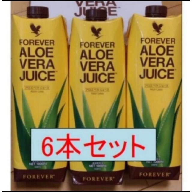 アロエベラジュース　1L × 6本 食品/飲料/酒の健康食品(その他)の商品写真