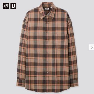 ユニクロ(UNIQLO)のUNIQLO Uフランネル　ワイドフィットチェックシャツ(シャツ)