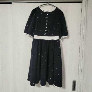 エブリン(evelyn)の【！値下げしました！】anmille 半袖ワンピース(ひざ丈ワンピース)