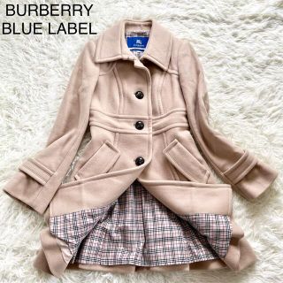 BURBERRY BLUE LABEL - 【アンゴラ混 美品】バーバリーブルーレーベル