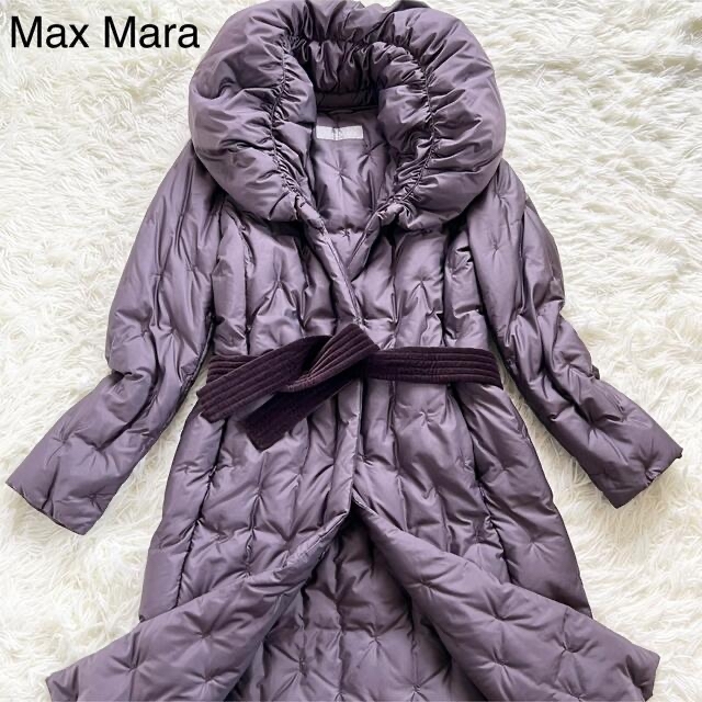 Max Mara(マックスマーラ)の専用　【希少XL位 美品】マックスマーラ ロングダウンコート ガウン 42 パー レディースのジャケット/アウター(ダウンコート)の商品写真