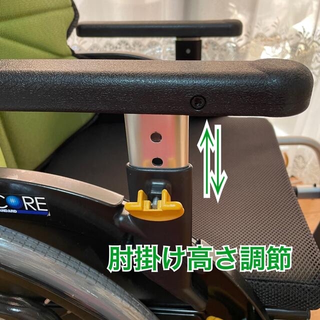 ♿自走式 軽量スリム  便利な多機能 車椅子 [クッション・シートセット新品]