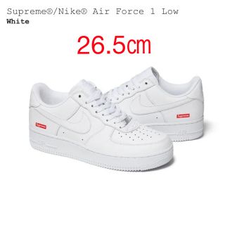 シュプリーム(Supreme)のSupreme Nike Air Force 1 Low White 26.5㎝(スニーカー)