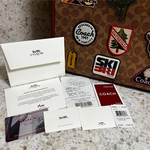 新品未使用COACH トートバッグ ショルダーバッグレキシー恐竜 希少
