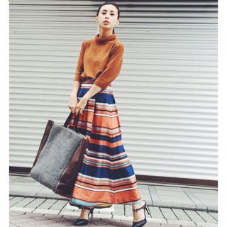 アメリヴィンテージ(Ameri VINTAGE)のみく様専用です  ameri skirt(ロングスカート)