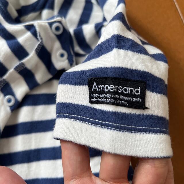 ampersand(アンパサンド)のAmpersand アンパサンド　カバーオール　ベビー キッズ/ベビー/マタニティのベビー服(~85cm)(ロンパース)の商品写真