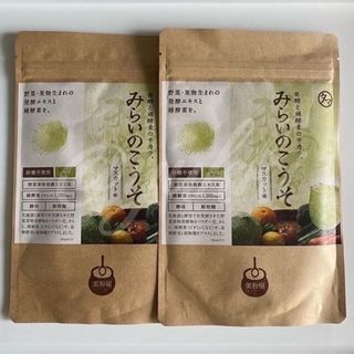 タマチャンショップ みらいのこうそ マスカット味 100g 2袋 酵素 美粉屋(その他)