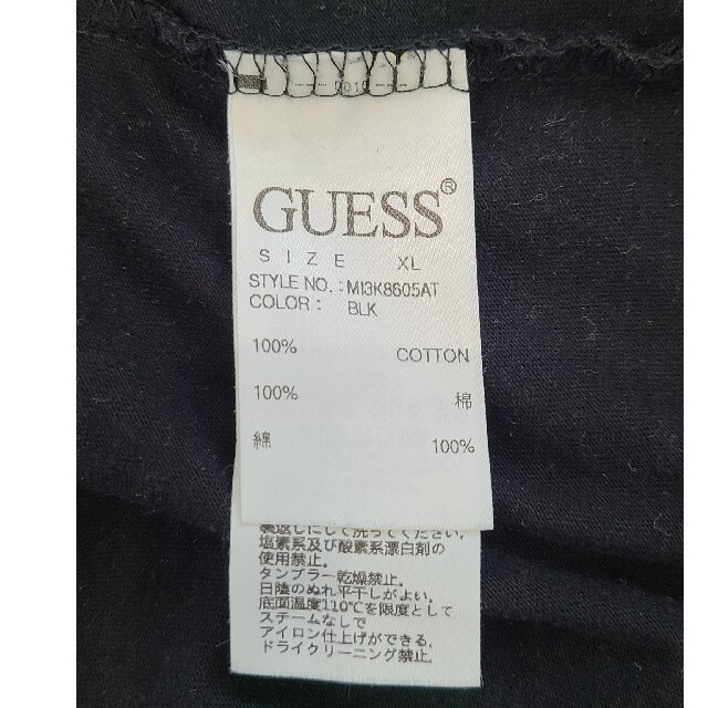 GUESS(ゲス)の【XL】GUESS　ロングTシャツ メンズのトップス(Tシャツ/カットソー(七分/長袖))の商品写真