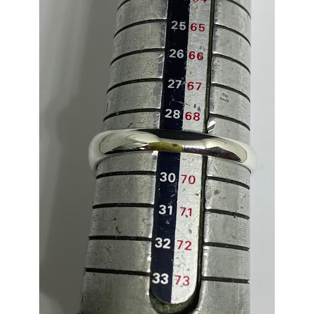 オーバル　印台　シルバー925リングシグネット　メンズ銀US13 29号　じに1 メンズのアクセサリー(リング(指輪))の商品写真