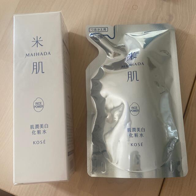 米肌 MAIHADA 肌潤美白化粧水 本体/しっとり 120ml、詰め替え用 コスメ/美容のスキンケア/基礎化粧品(化粧水/ローション)の商品写真