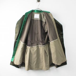 sacai サカイ 2022ss ナイロン ツイル ミックス ドレス