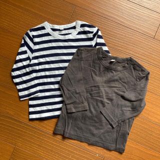 ムジルシリョウヒン(MUJI (無印良品))の無印良品　ロングTシャツ 2枚セット(Ｔシャツ)