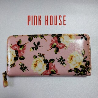ピンクハウス(PINK HOUSE)のピンクハウス/ラウンドジッパー長財布(財布)