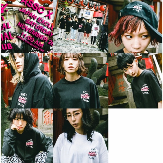 ANTI SOCIAL SOCIAL CLUB(アンチソーシャルソーシャルクラブ)のBISH  ANTI  コラボキャップ　帽子　新品　限定品 エンタメ/ホビーのタレントグッズ(アイドルグッズ)の商品写真