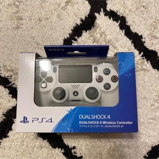 プレイステーション4(PlayStation4)のプレイステーション4DUALSHOCK4コントローラ(ジャンク品)ホワイト(家庭用ゲーム機本体)