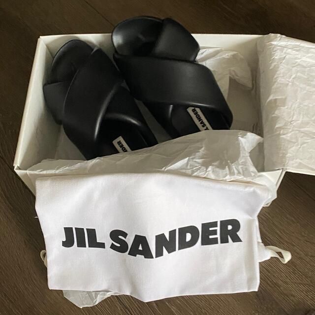 Jil Sander(ジルサンダー)のJIL SANDER パッド入りサンダル レディースの靴/シューズ(サンダル)の商品写真