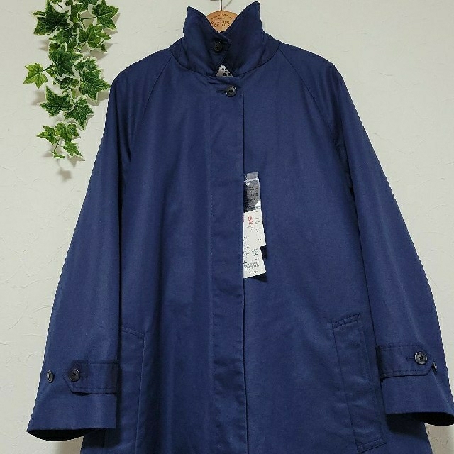 UNIQLO - ユニクロ イネス ステンカラーコート XLサイズ ネイビー 新品