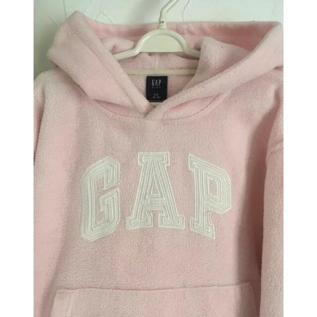 GAP Kids(ギャップキッズ)のかおりん様専用　ギャップ パーカー フリース ピンク S（5/6）120 キッズ/ベビー/マタニティのキッズ服女の子用(90cm~)(ジャケット/上着)の商品写真