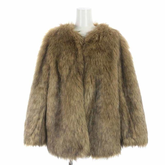 vintage eco fur coat