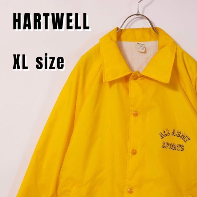 HARTWELL ナイロンジャケット　USA製　90s 黄　ブルゾン　XL