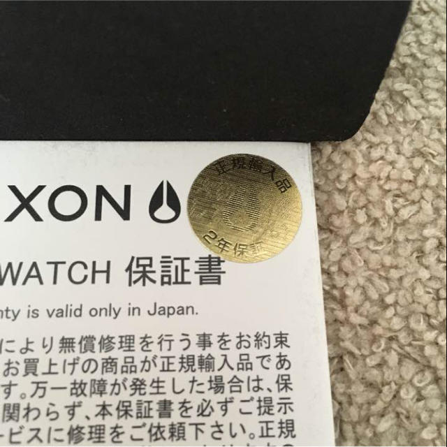 NIXON(ニクソン)のニクソン ブラック×ホワイト メンズの時計(腕時計(アナログ))の商品写真