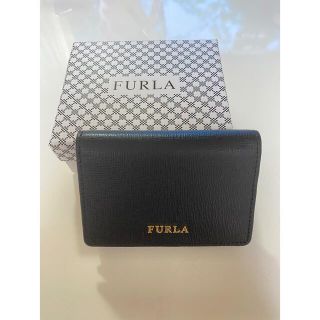 フルラ(Furla)のフルラ　名刺入れ　カードケース　黒(名刺入れ/定期入れ)