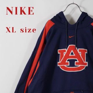 ナイキ(NIKE)のNIKE ナイキ カレッジ パーカー プルオーバー ビッグサイズ オーバーン大学(パーカー)