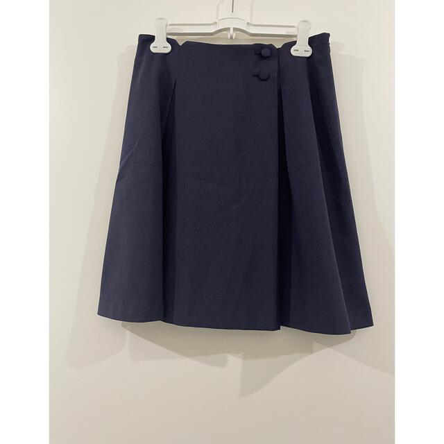 C.D.S BASIC(シーディーエスベーシック)のcds basic スカート 紺 レディースのスカート(ひざ丈スカート)の商品写真