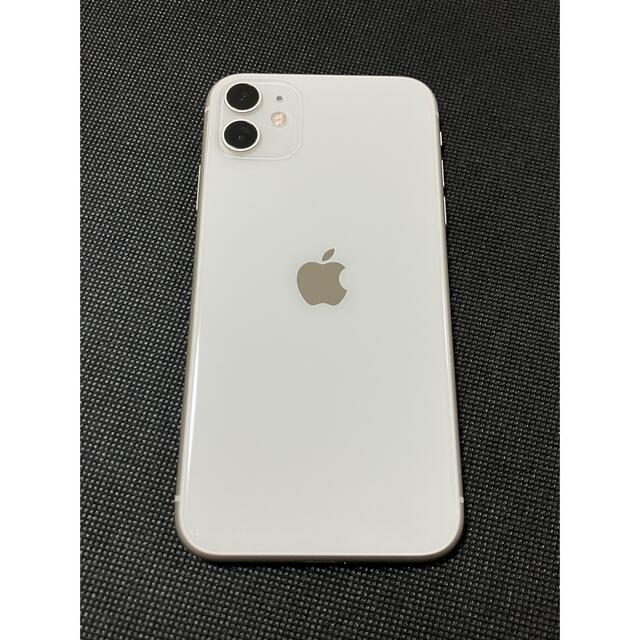 【美品】iPhone11  128GB  SIMフリー  ホワイトスマートフォン/携帯電話