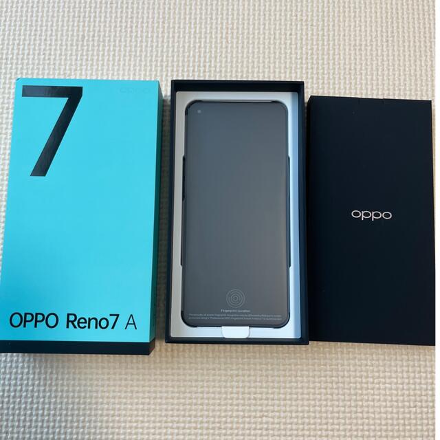 スマートフォン/携帯電話 スマートフォン本体 海外販売× OPPO Reno7 A スターリーブラック 新品未開封 黒ブラック 