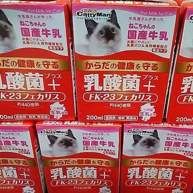 ねこちゃんの国産牛乳６パック その他のペット用品(猫)の商品写真