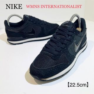 ナイキ(NIKE)のナイキ★インターナショナリスト★828407-003★ブラック/黒★22.5cm(スニーカー)