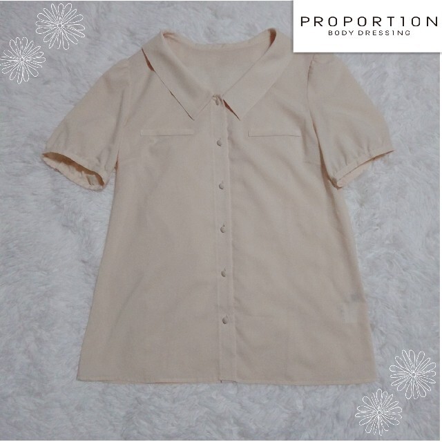 PROPORTION BODY DRESSING(プロポーションボディドレッシング)のPROPORTION BODY DRESSING 半袖 ブラウス L レディースのトップス(シャツ/ブラウス(半袖/袖なし))の商品写真