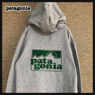 パタゴニア(patagonia)の【パタゴニア】プルオーバーパーカー　デカロゴ　ワンポイントロゴ　デカプリント□3(パーカー)