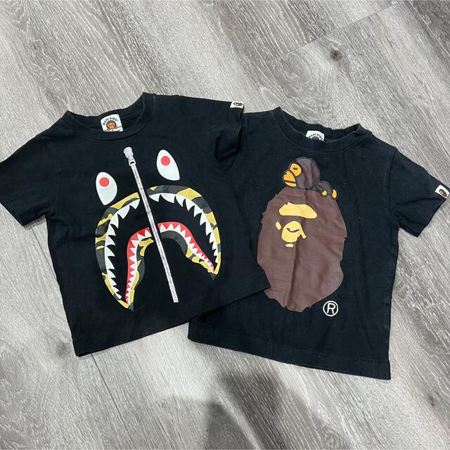 A BATHING APE - BAPE KIDS tシャツの通販 by yan's shop｜ア ...