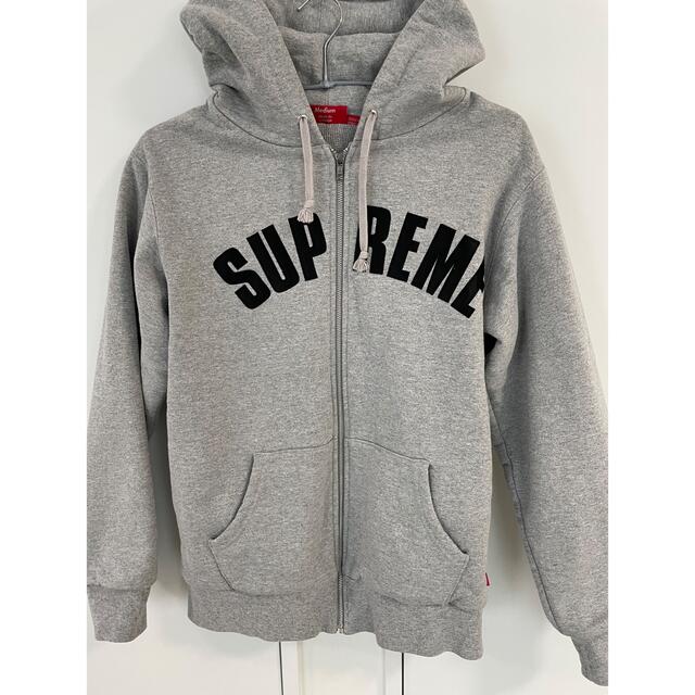 Supreme Arc Logo Thermal Zip Up Hoodie