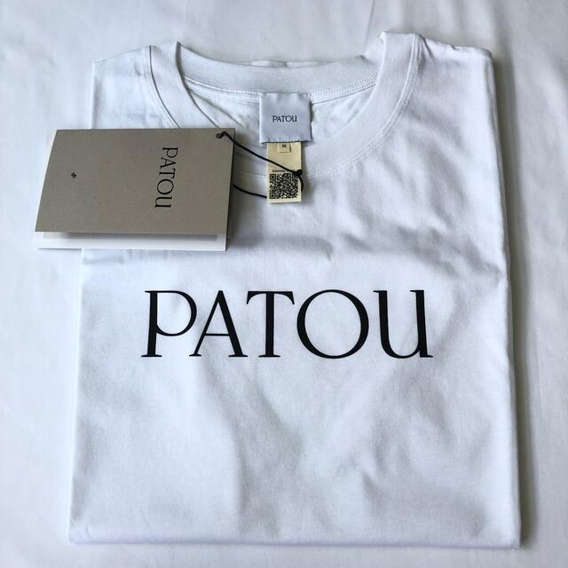 新品未着用 白M PATOU オーガニックコットン パトゥロゴTシャツ