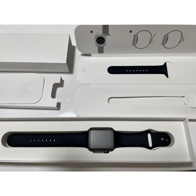 APPLE WATCH3 42 SGAL BK140-210 - その他