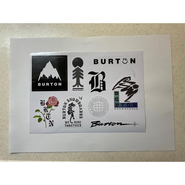 BURTON(バートン)の【2枚セット】バートンステッカー(非売品) スポーツ/アウトドアのスノーボード(アクセサリー)の商品写真