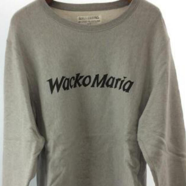 人気メーカー・ブランド WACKO MARIA ワコマリア　ロゴ　スウェット　Ｌ　ブラック