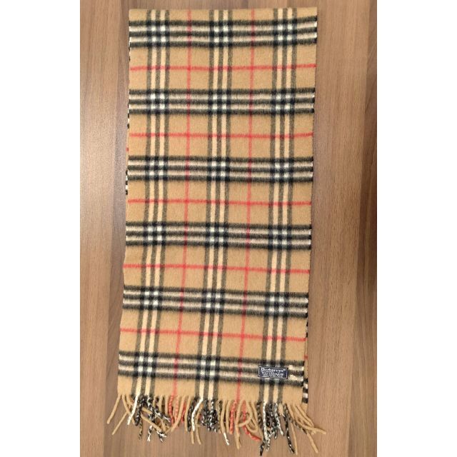 BURBERRY(バーバリー)のBurberrys バーバリー カシミヤ マフラー ノバチェック キャメル メンズのファッション小物(マフラー)の商品写真