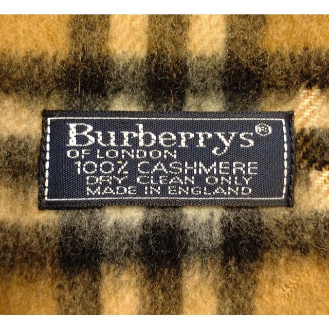 BURBERRY(バーバリー)のBurberrys バーバリー カシミヤ マフラー ノバチェック キャメル メンズのファッション小物(マフラー)の商品写真