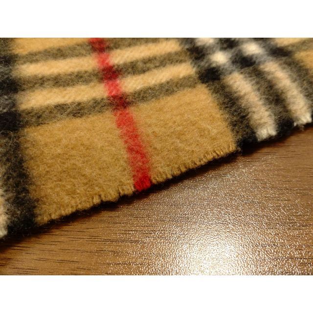 BURBERRY(バーバリー)のBurberrys バーバリー カシミヤ マフラー ノバチェック キャメル メンズのファッション小物(マフラー)の商品写真