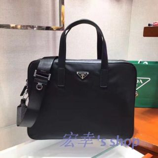 PRADA - プラダ ビジネス バックの通販｜ラクマ