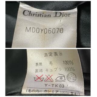 【Christian Dior】ディオール CDボタン カシミヤ100% コート