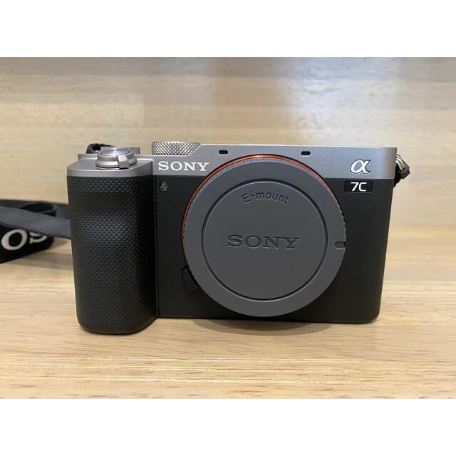 SONY(ソニー)のSONY α7C ILCE-7C ボディ [シルバー] スマホ/家電/カメラのカメラ(ミラーレス一眼)の商品写真
