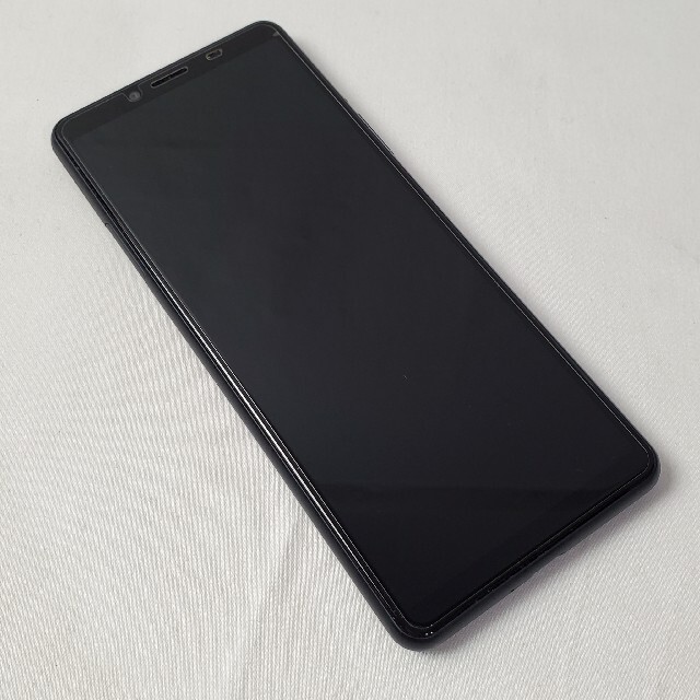 美品 Xperia 10 Ⅱ ワイモバイル Ymobile ガラスフィルム付きスマートフォン/携帯電話