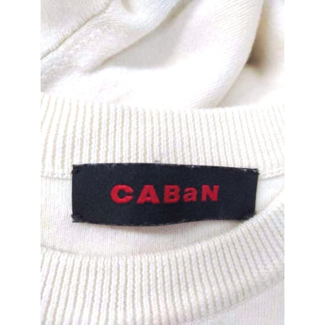 CABaNキャバン コットンカシミヤ クルーネックプルオーバー